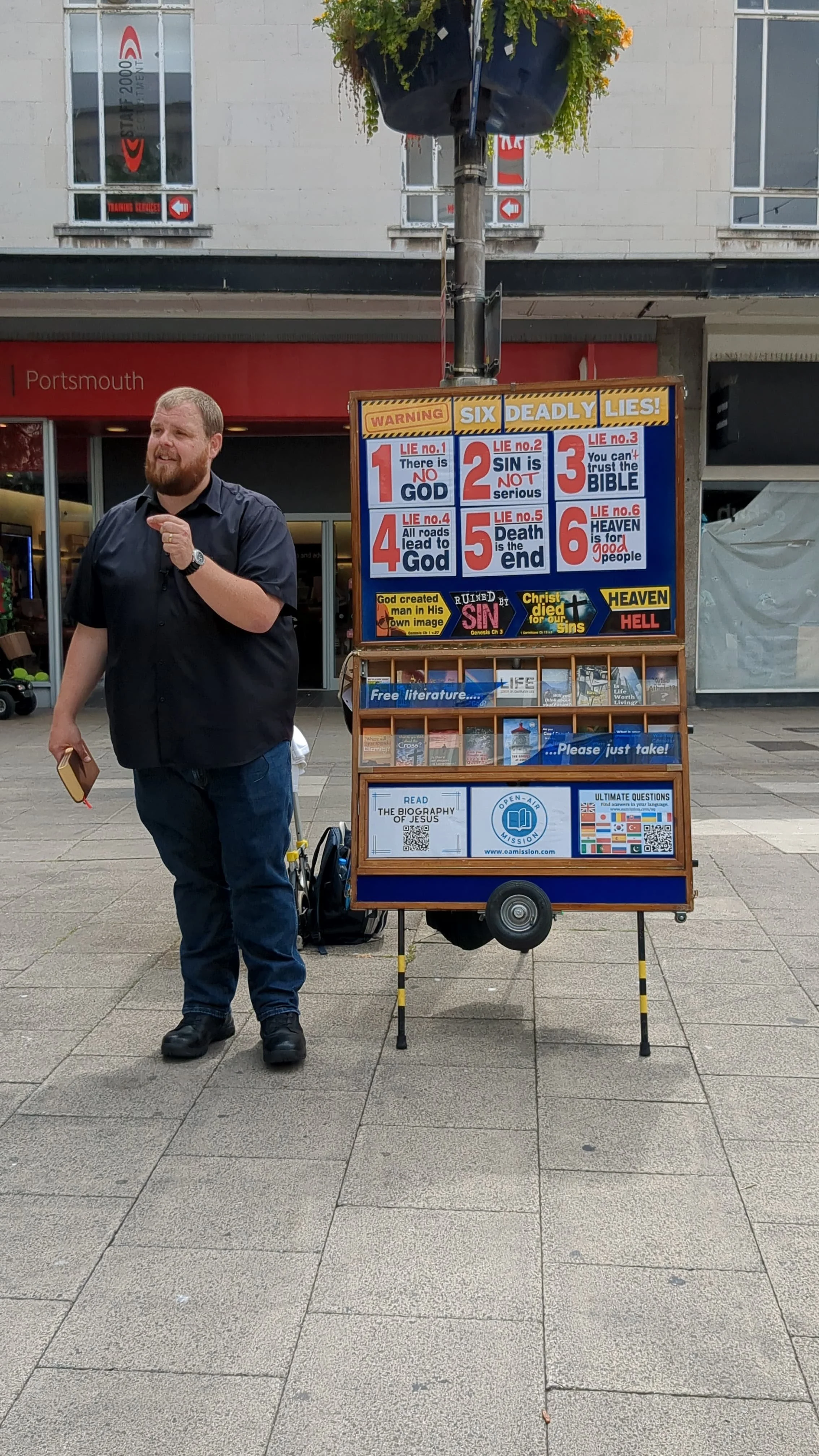 You Never Know Who is Listening – Portsmouth Evangelism 