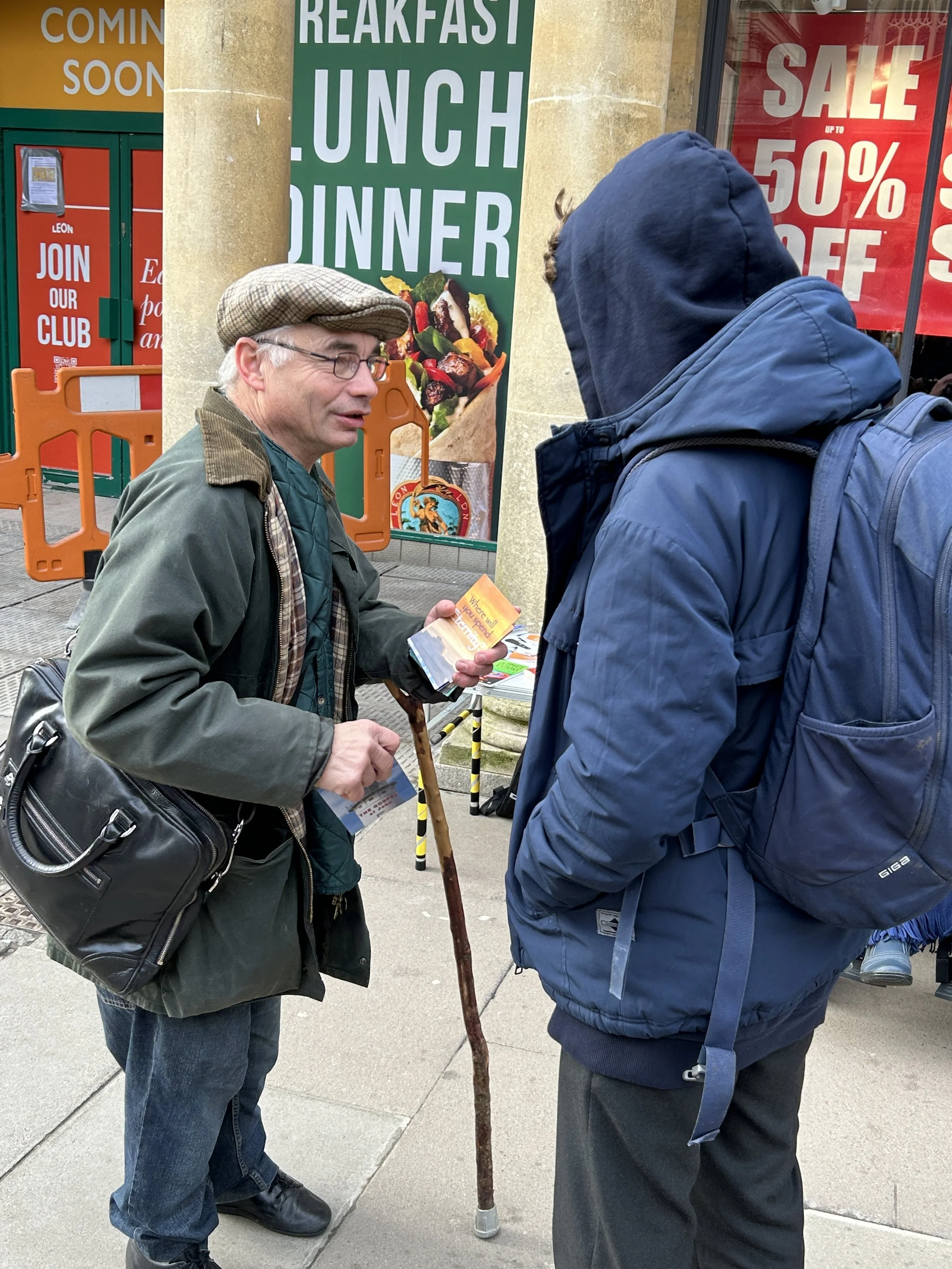 “I believe in reincarnation and aliens.” – Bath Evangelism