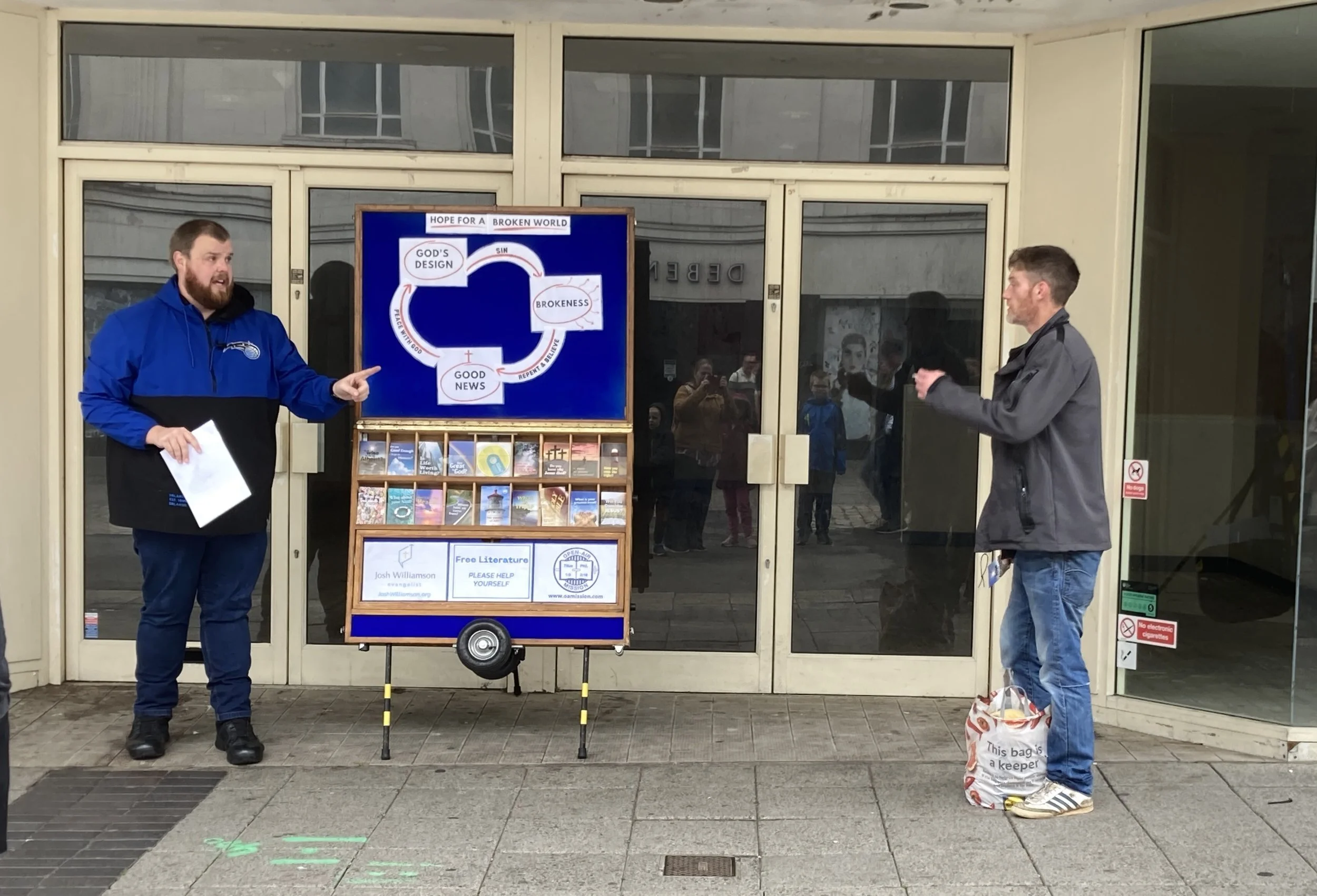 Three People Respond to the Preaching of the Gospel in Plymouth 