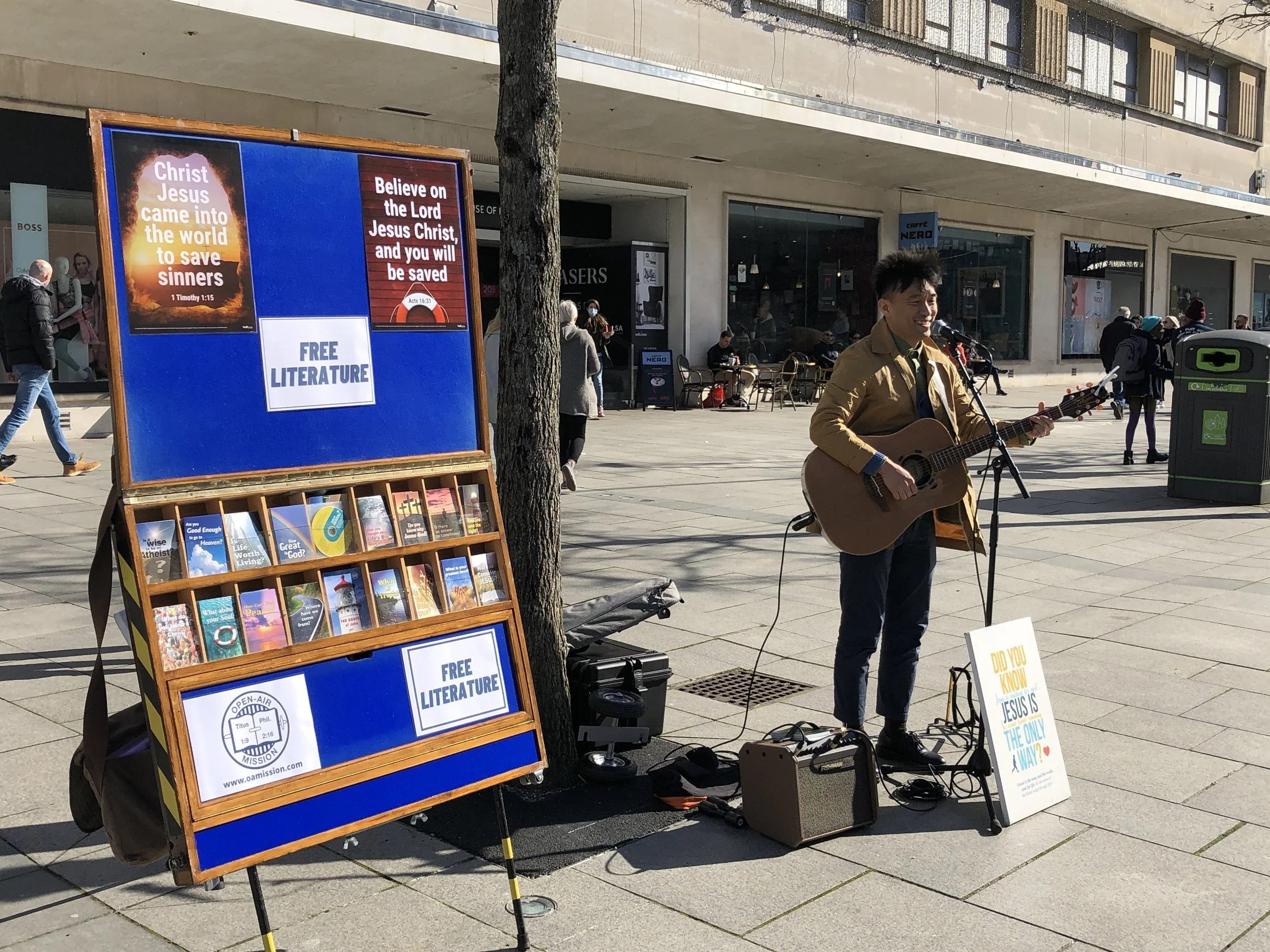 Plymouth Evangelism: Five People Respond to the Preaching
