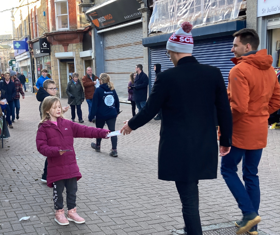 Newquay Evangelism: We Ran Out of Material!