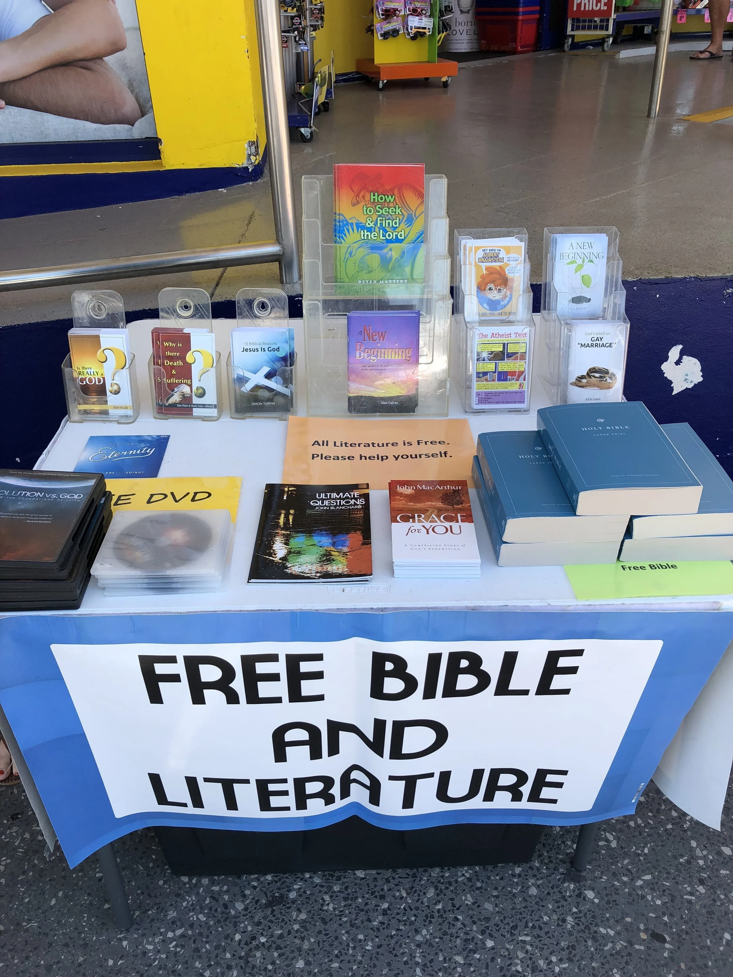 "You Christians are extremists; you are just like the Muslims!" - Redcliffe Outreach
