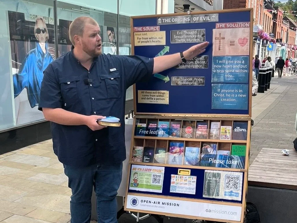 “You’re a Coward for Following Jesus!” – Winchester Evangelism