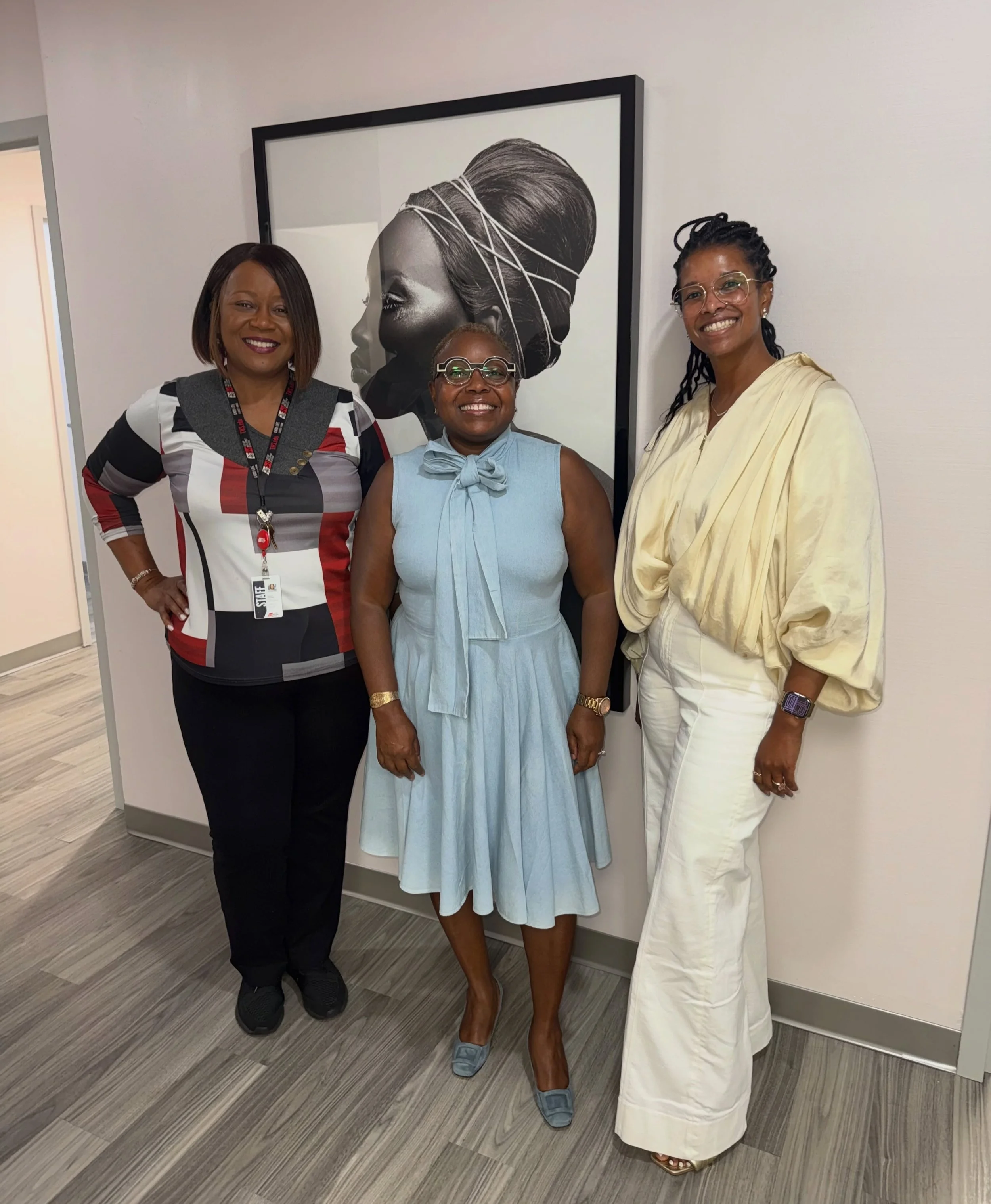 What a great way to kick off the weekend! We were thrilled to welcome Angela Carswell from Tulsa Welding School to the Dress for Success Georgia office today to learn more about our mission, meet some of our team, and gain insight into our programs a