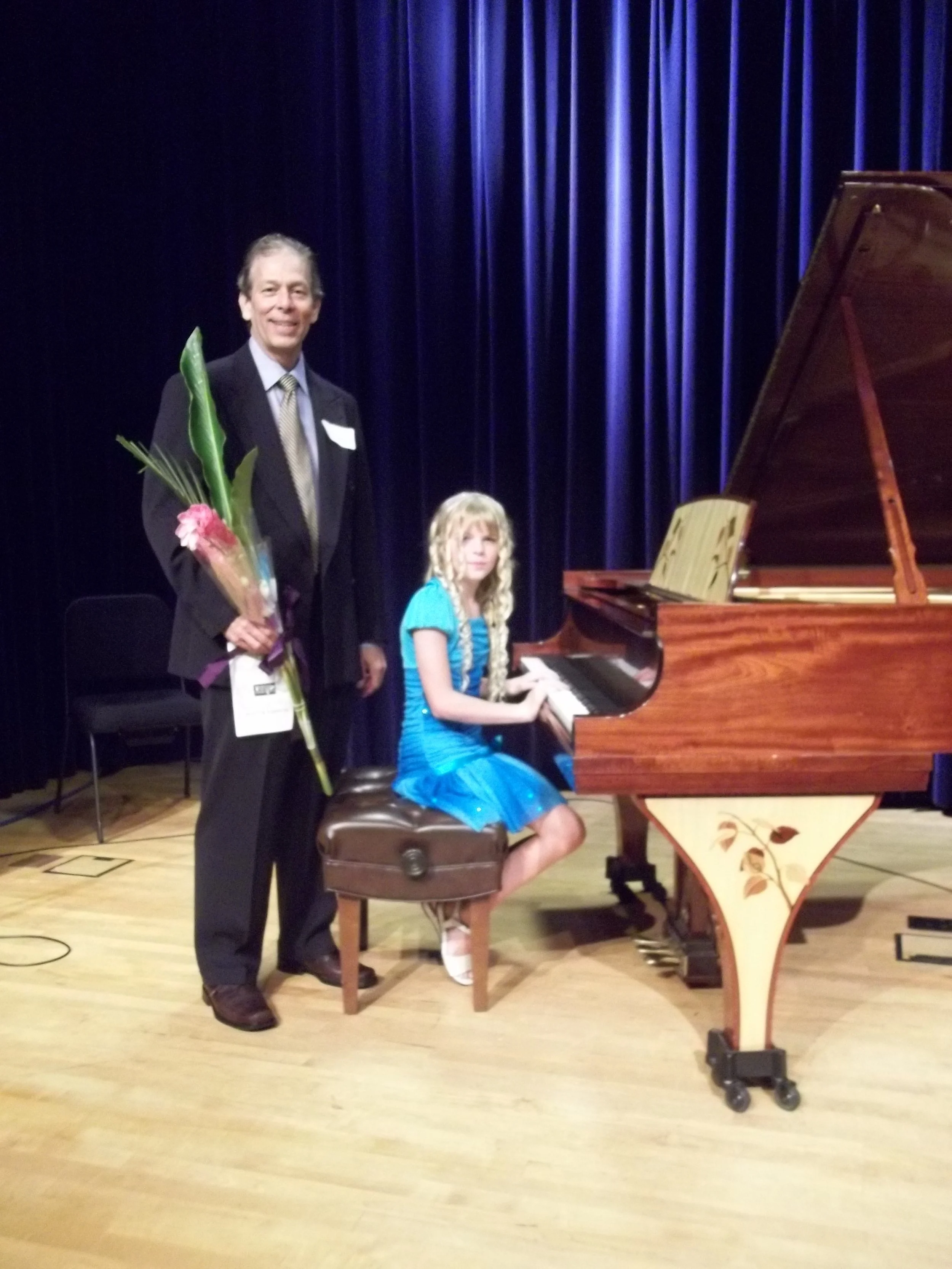 Celebrating a first recital!