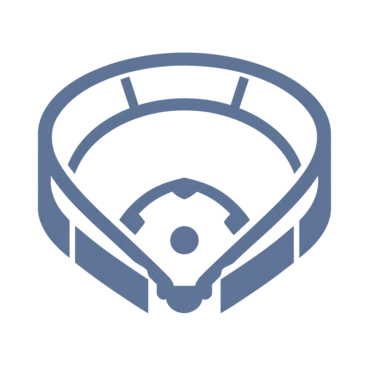 An Icon depicting a sports ballpark.