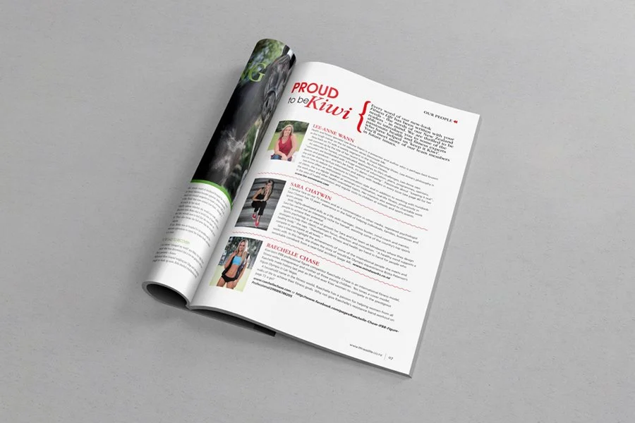 NZ Fitness Life magazine article: 'Proud To Be Kiwi'