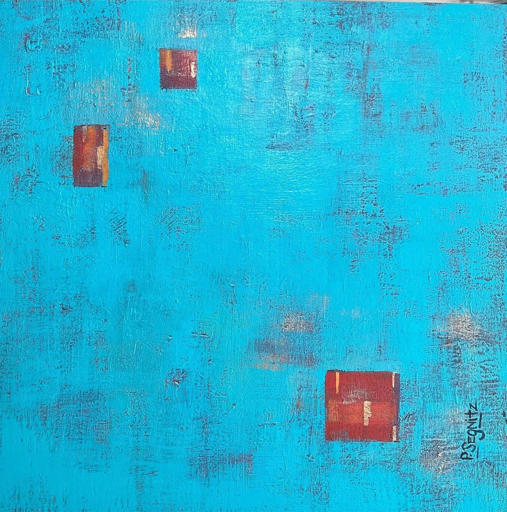 Squares in Blue