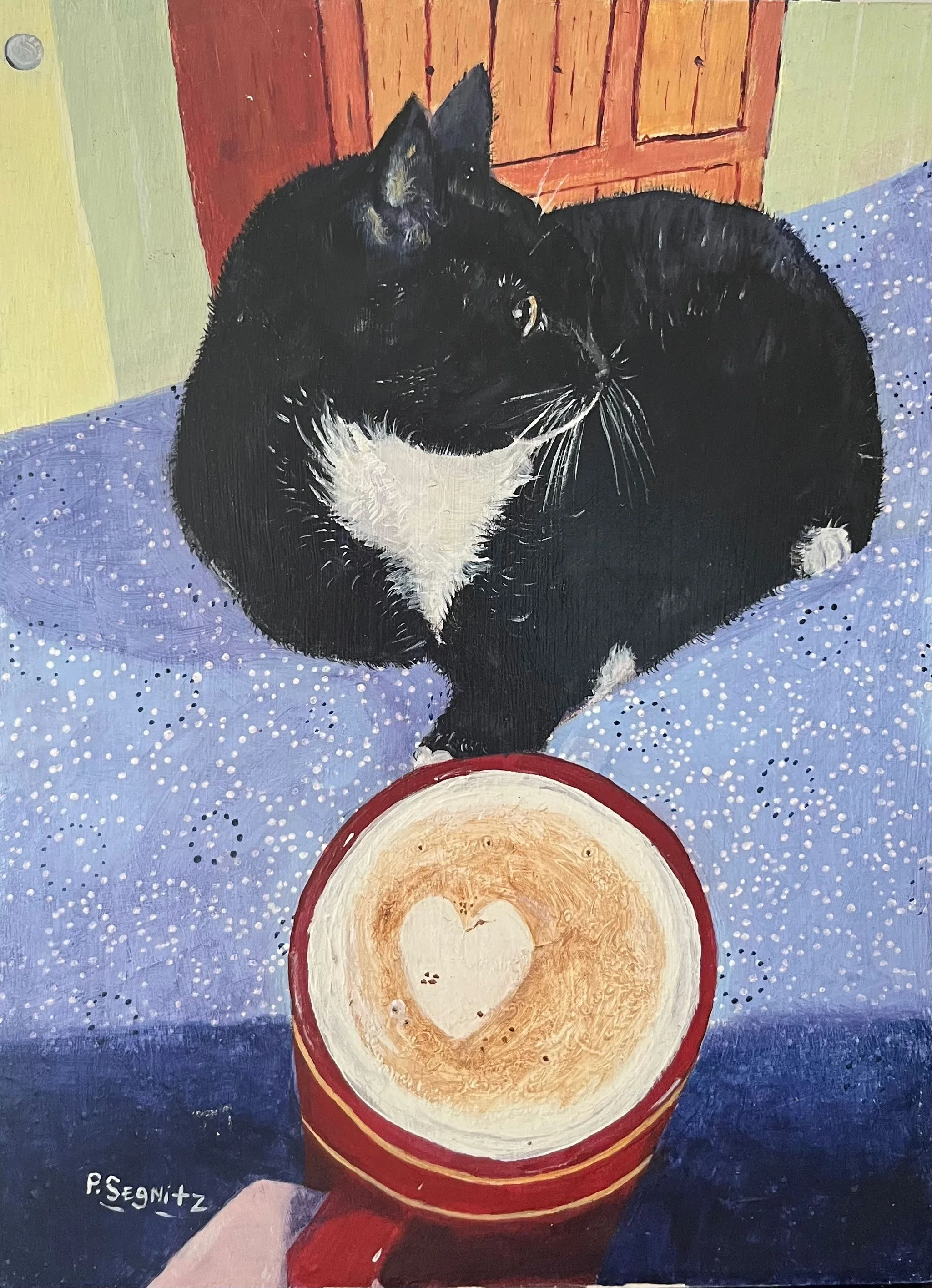 JP's Cat with Coffee