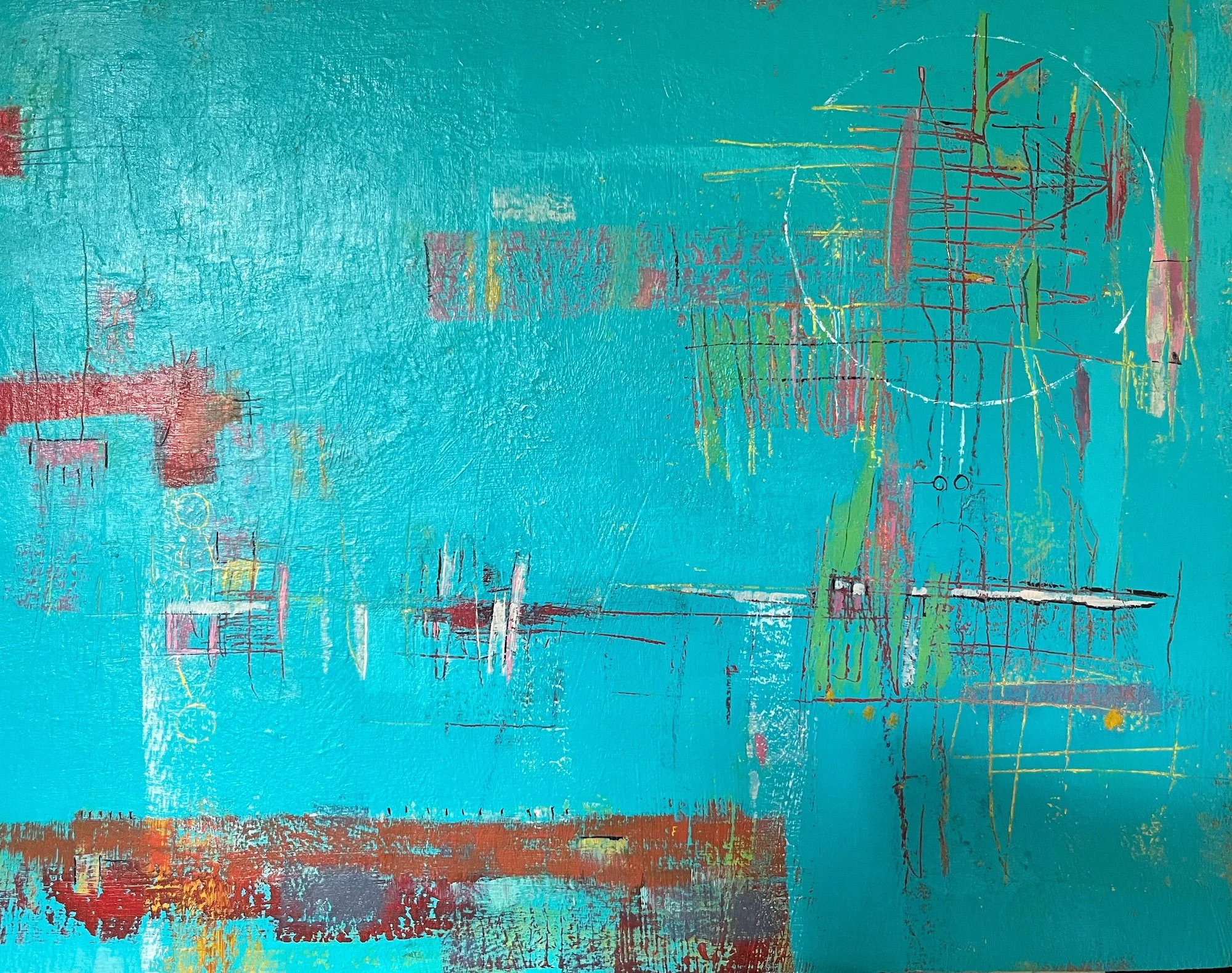 Squares in Blue