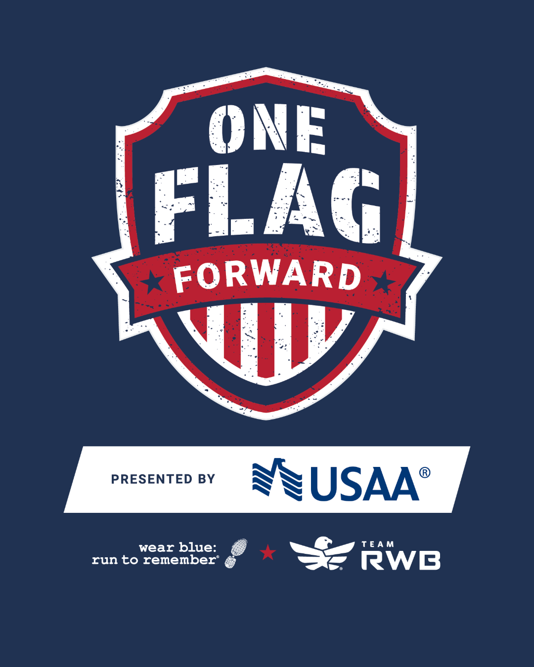 wear blue: run to remember and Team Red, White &amp; Blue Announce, ‘One Flag Forward’; A 250-Mile Relay from New York City to Washington, D.C.