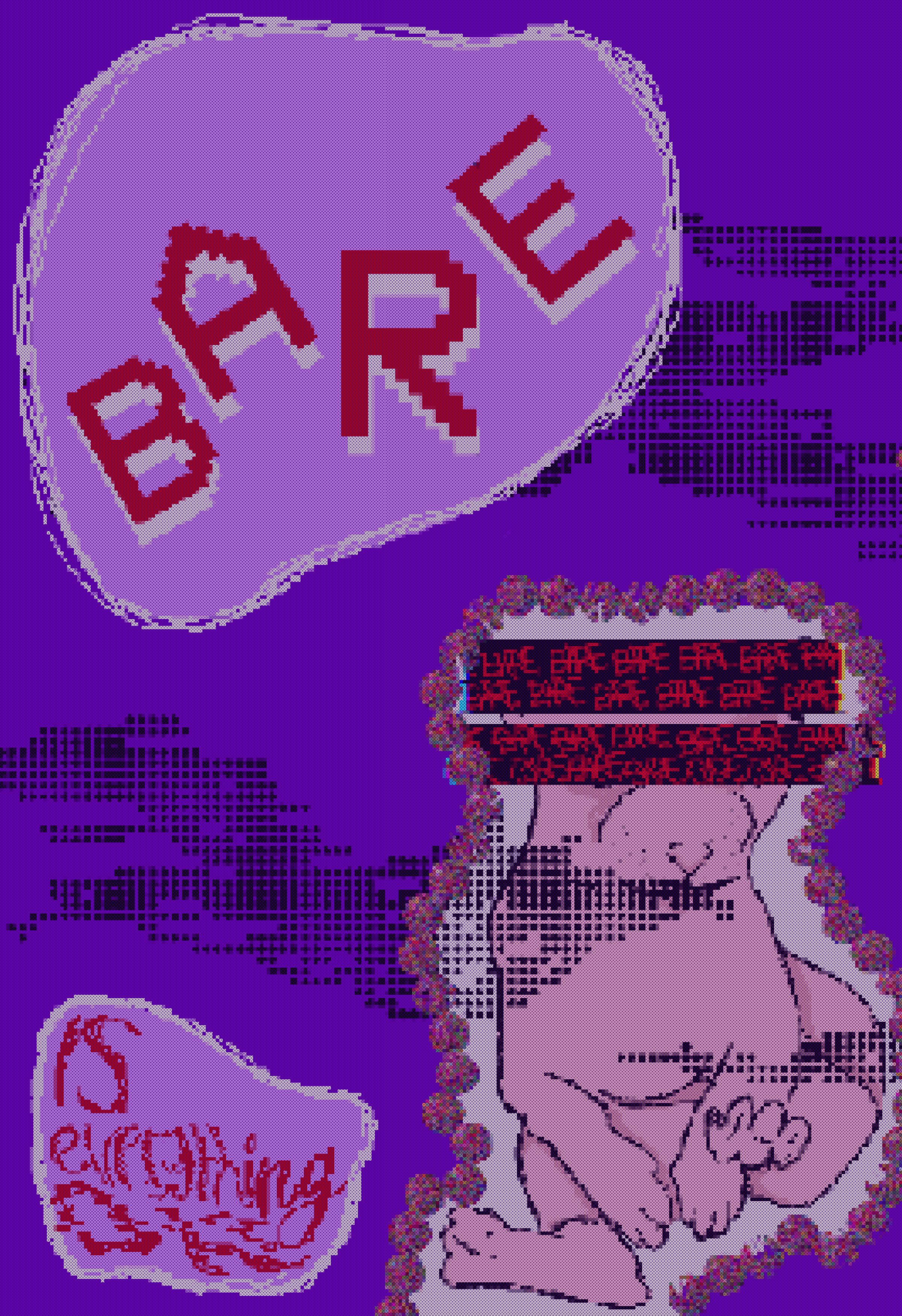 “Bare”, 2021- Made for AP Studio Art in my senior year of High School.