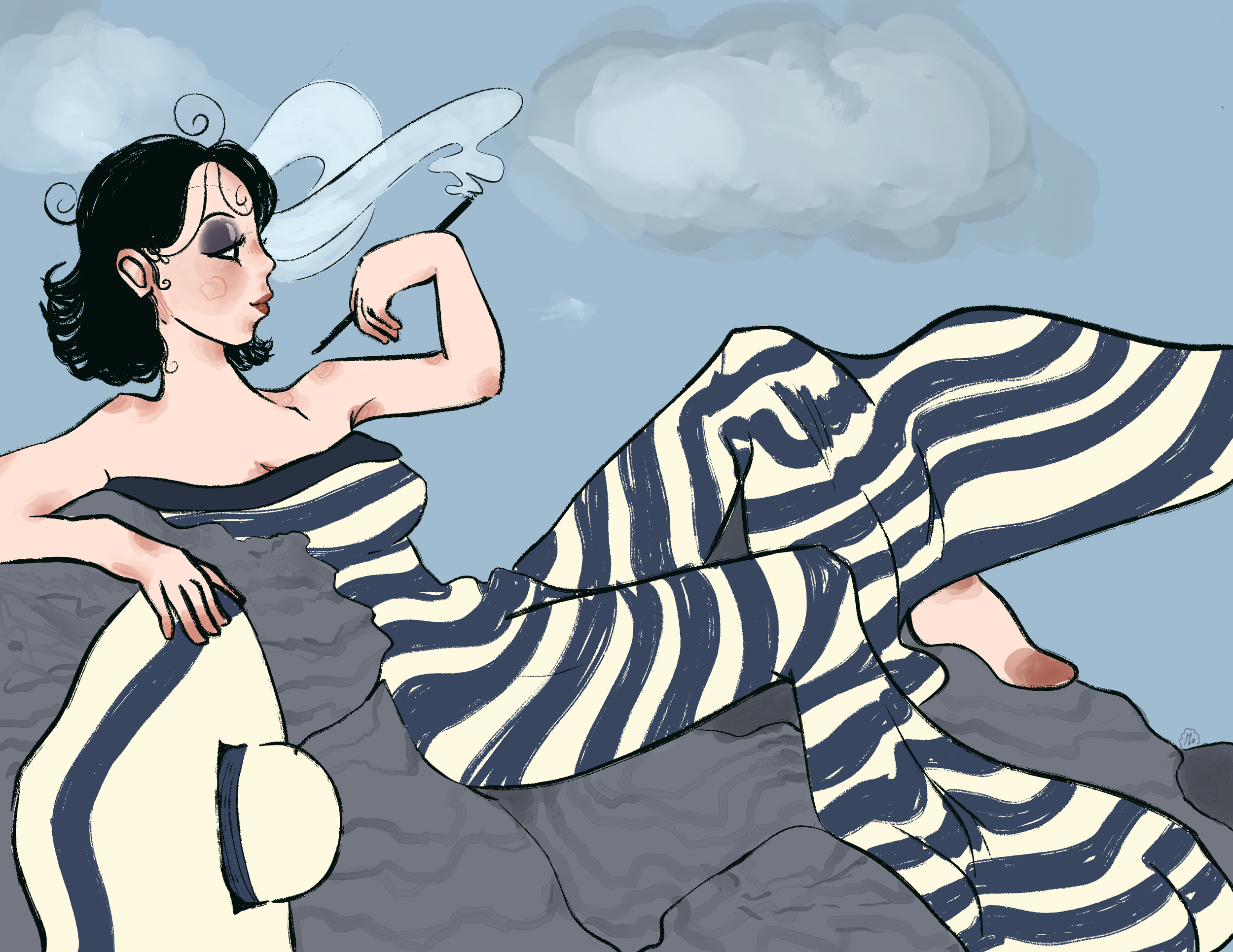 “Lounging”, 2024