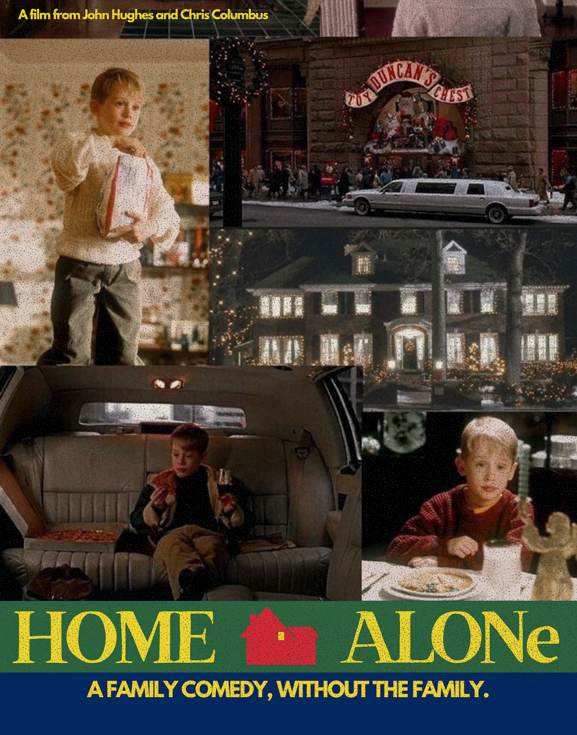 Poster 3 out of 4 in a series I created as a Christmas gift to my family! 