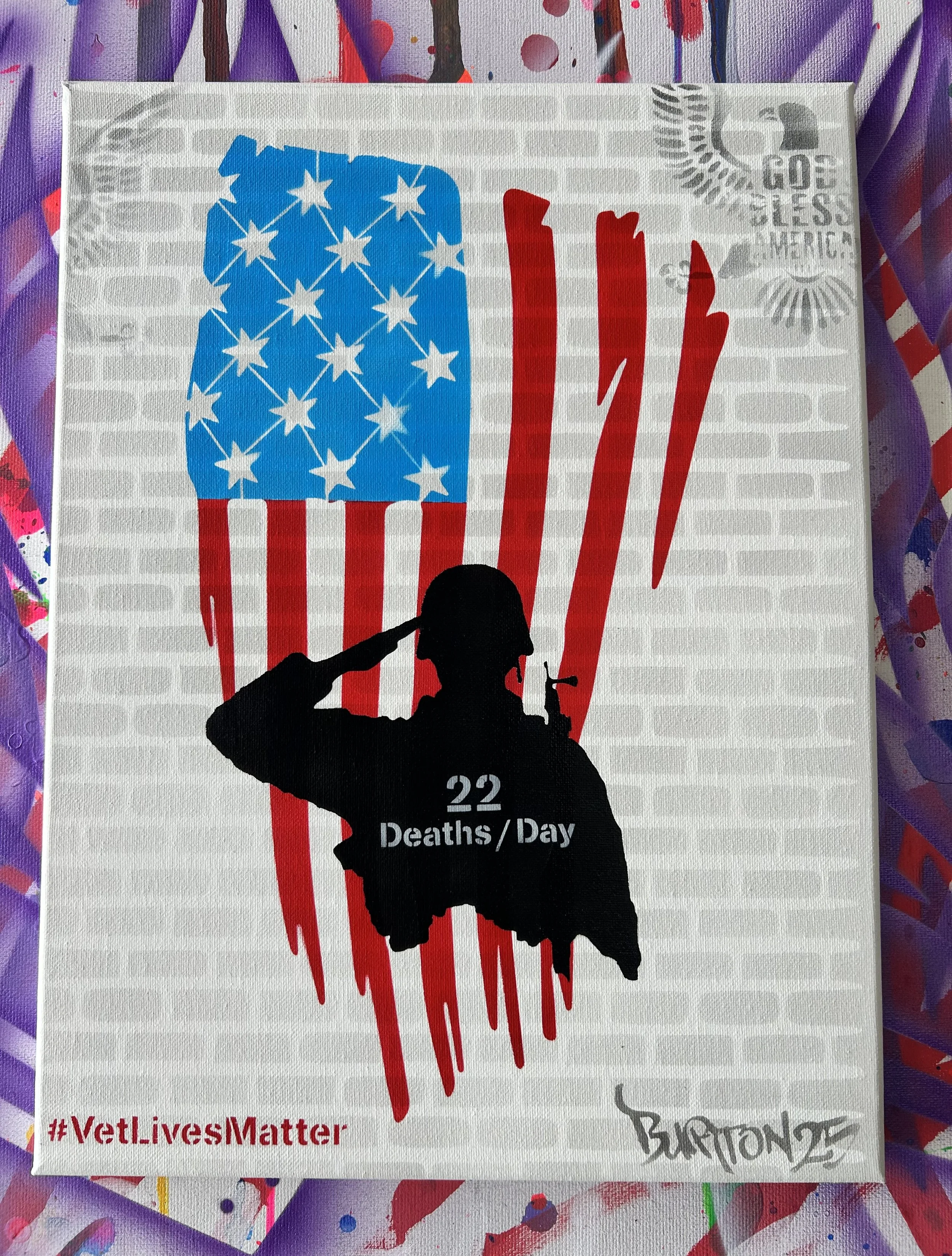 Veteran's Day 2025     22 Deaths \ Day