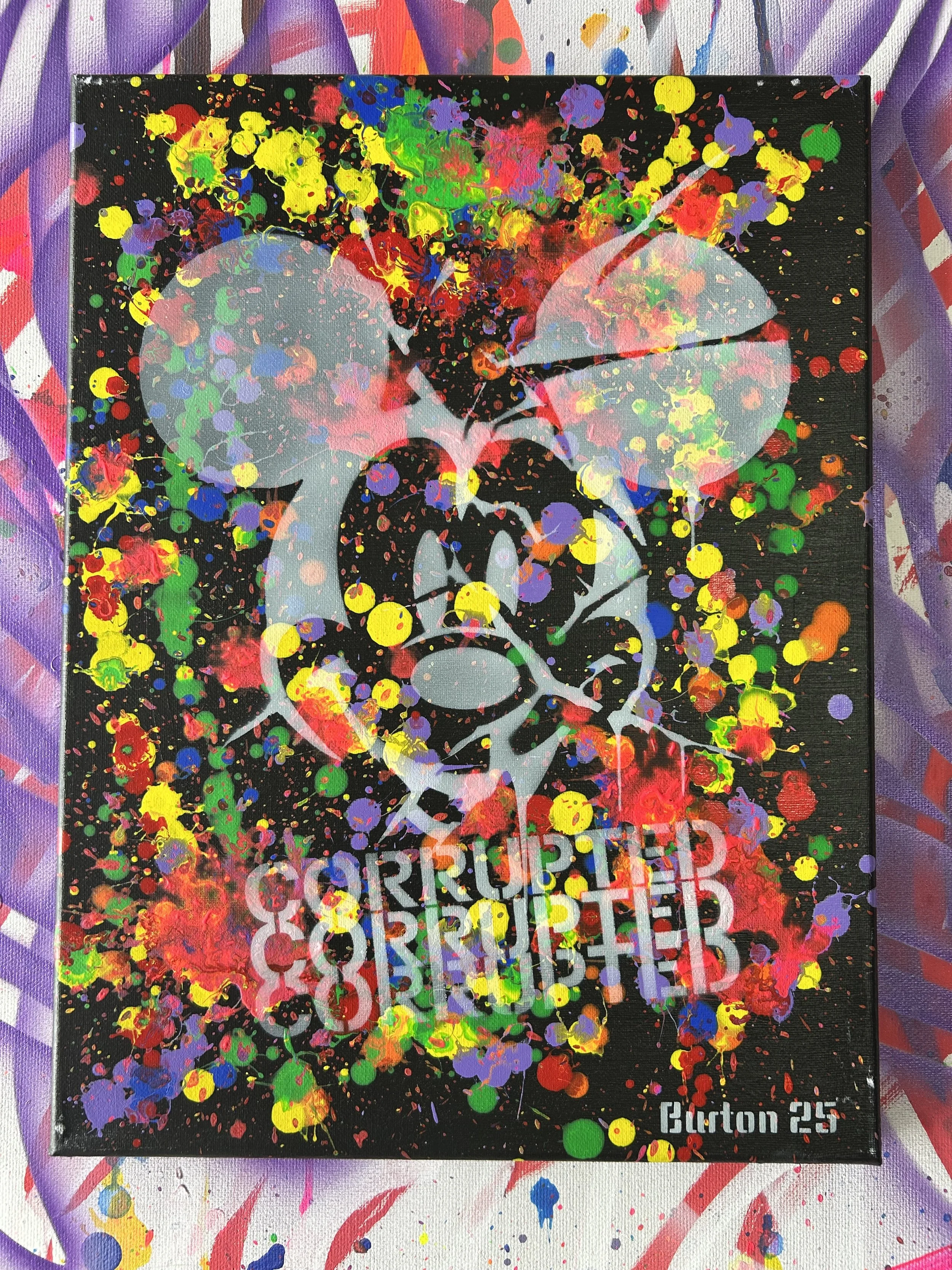 Corrupted Series   Black / rainbow