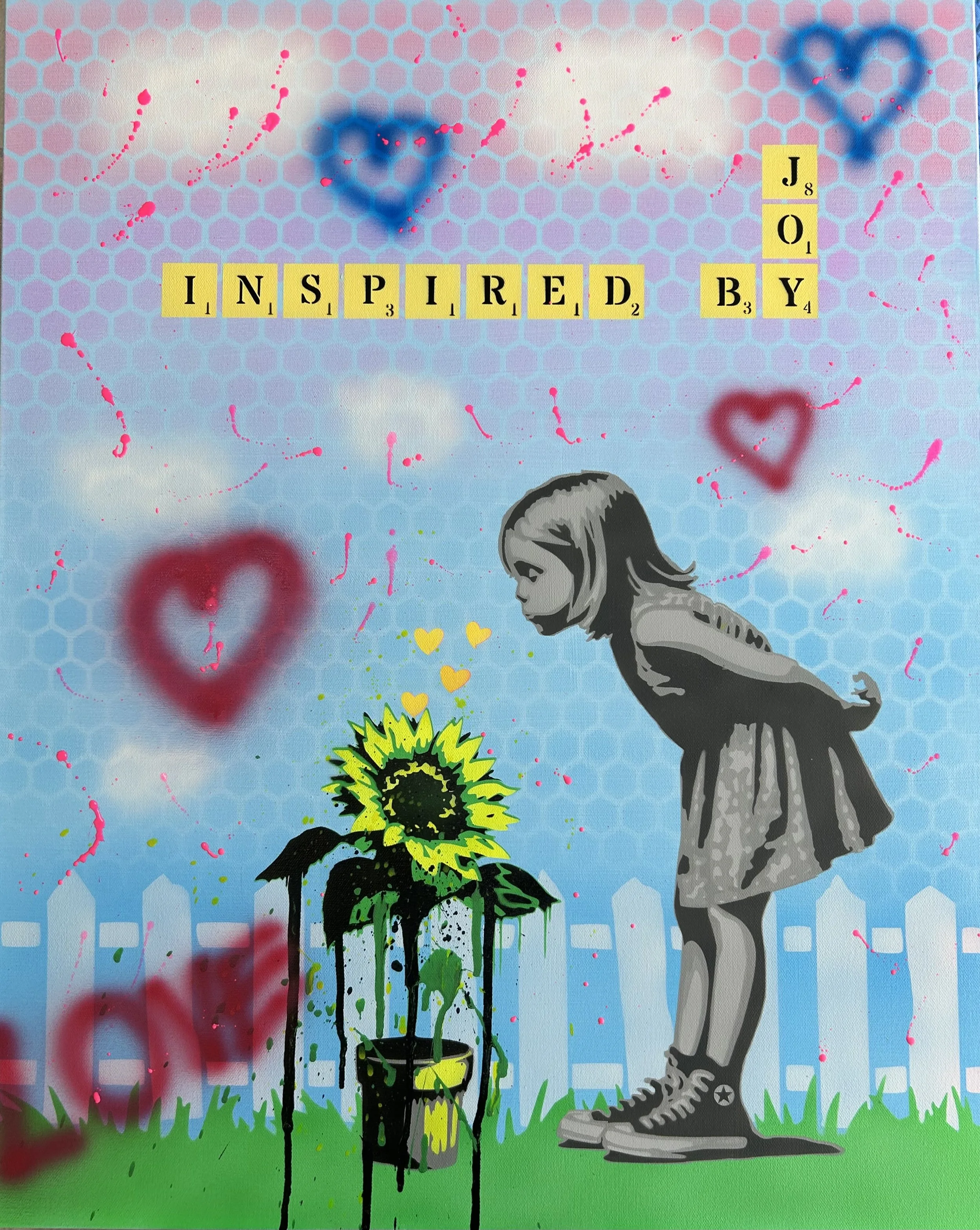 The girl with the sunflower V3