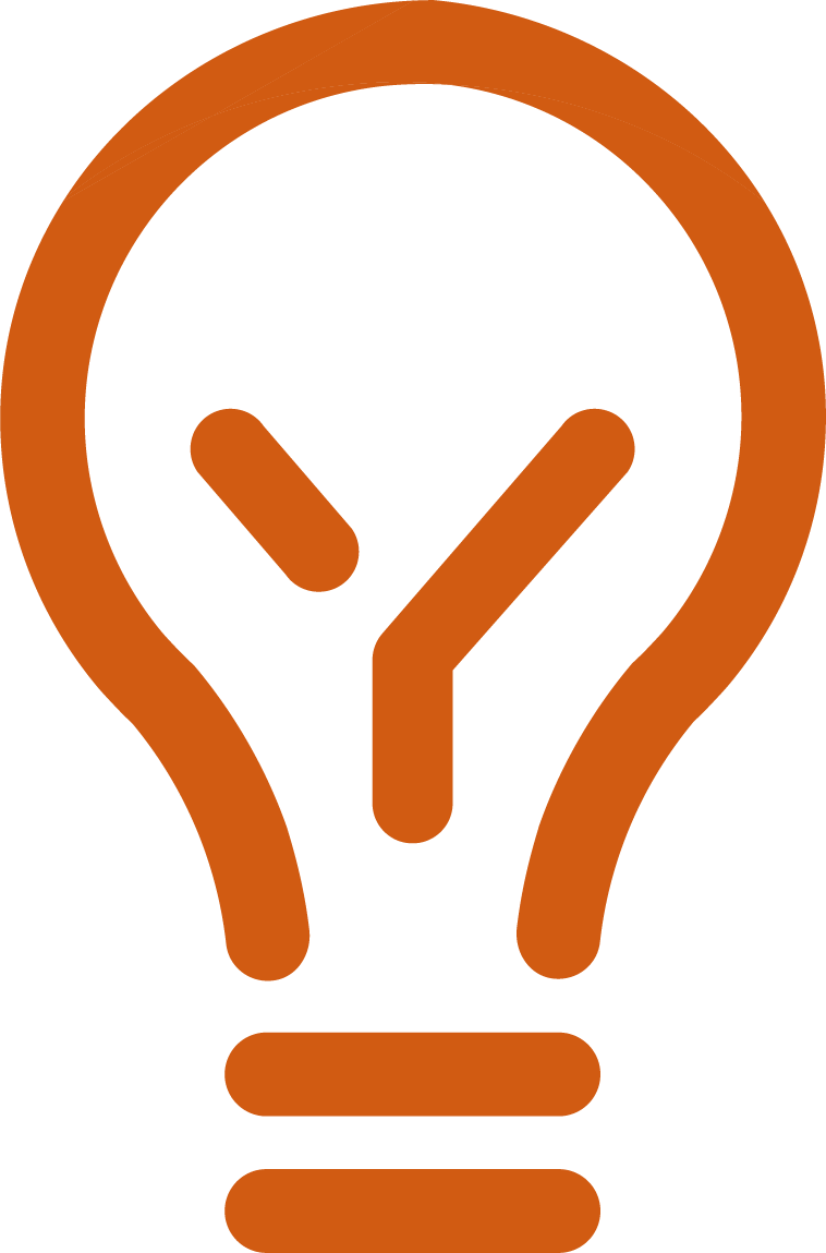 Idea Learning light bulb icon.