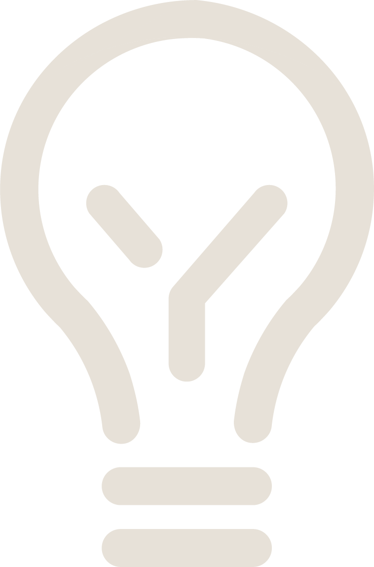 Idea Learning light bulb icon.