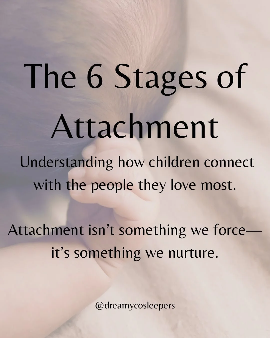 Every stage of attachment is a step toward deeper connection and security. When we understand what our children truly need from us, we can support both their emotional well-being and their sleep in a gentle, responsive way. 🤍 

#AttachmentParenting 