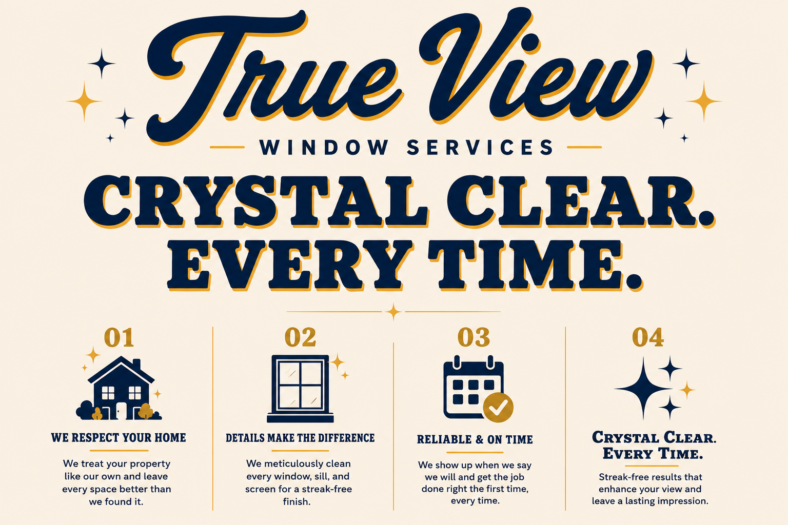 TRUE VIEW WINDOW CLEANING PROMISE