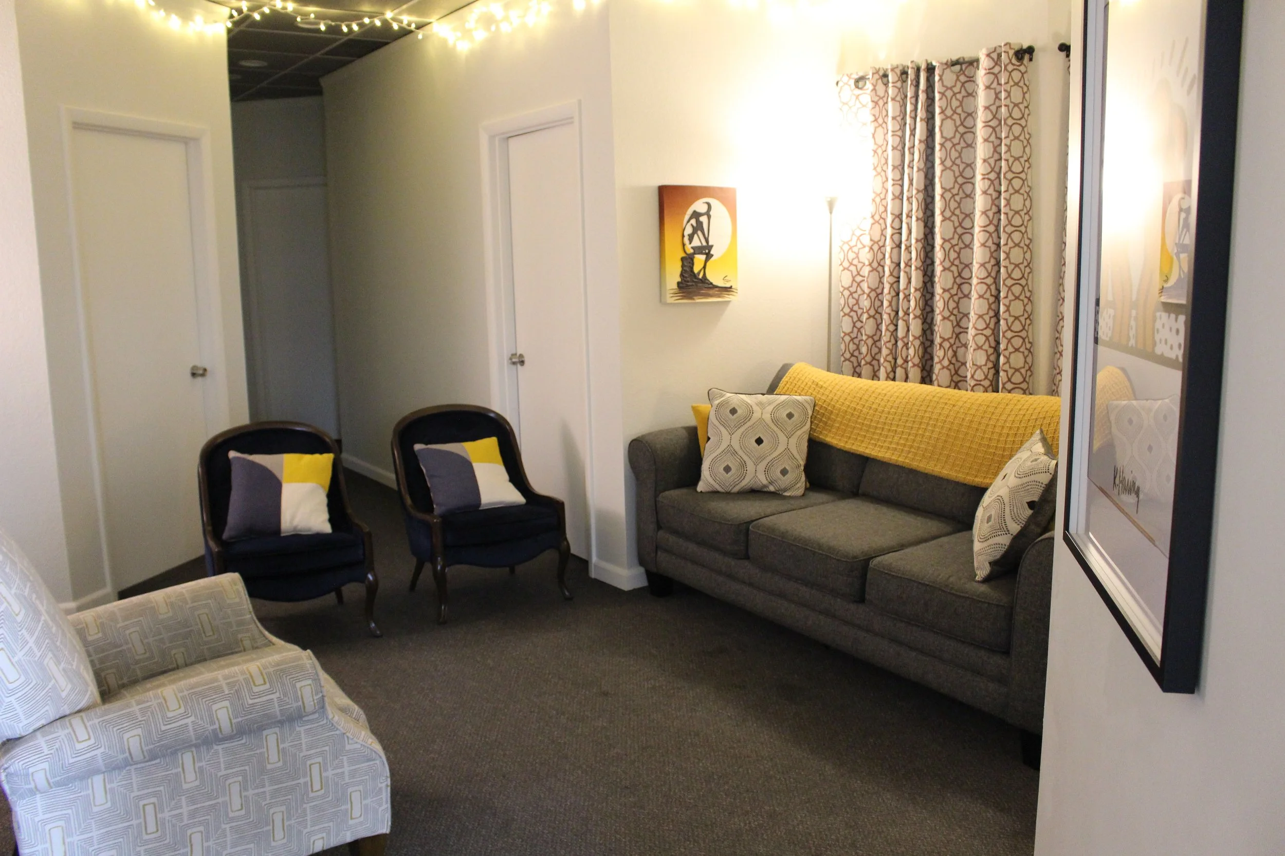 A meeting space inside BrightSpot Families