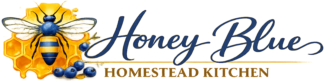 Honey Blue Homestead Kitchen