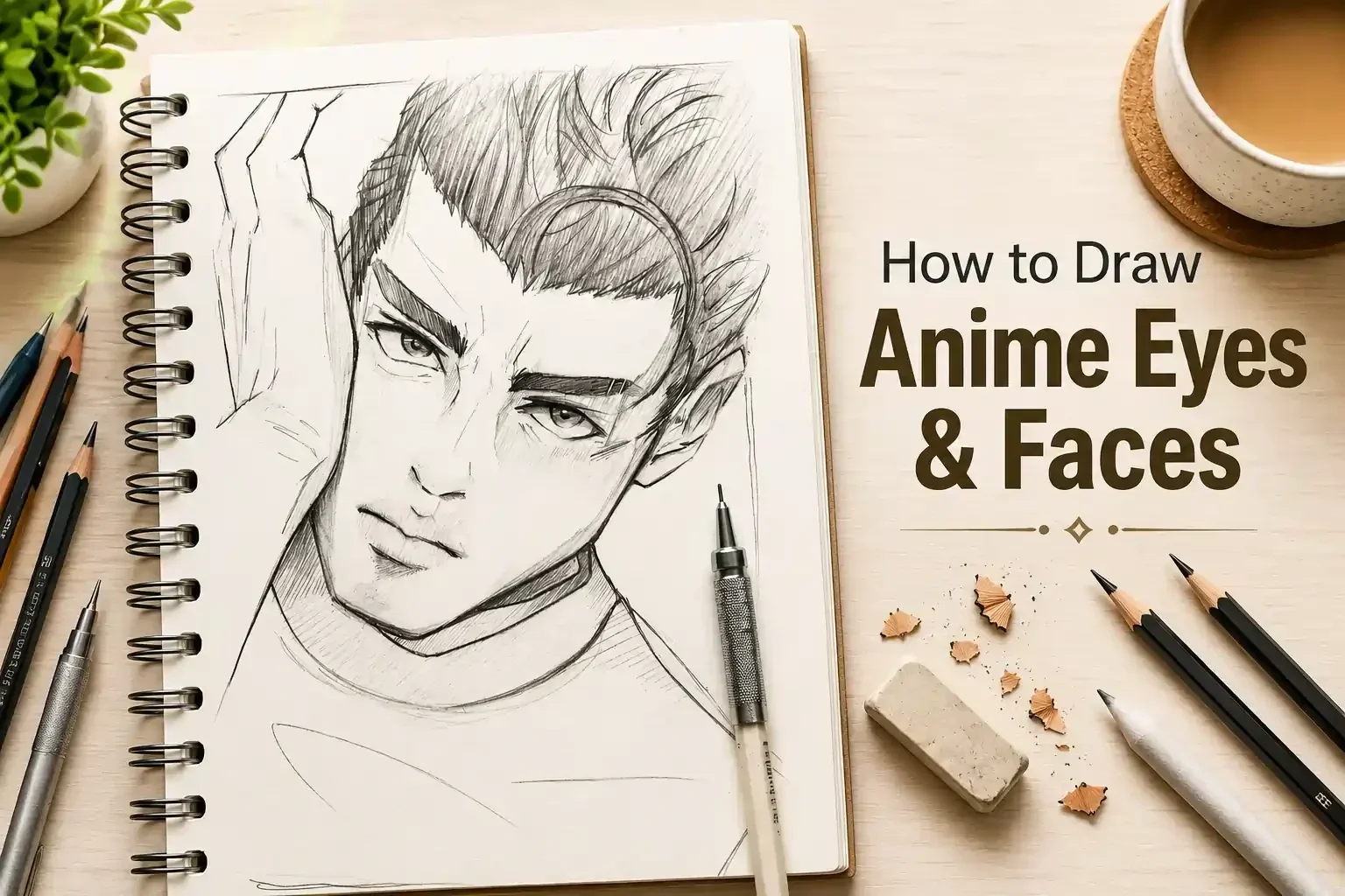 How to Draw Anime Eyes &amp; Faces: A Step-by-Step Guide for Beginners