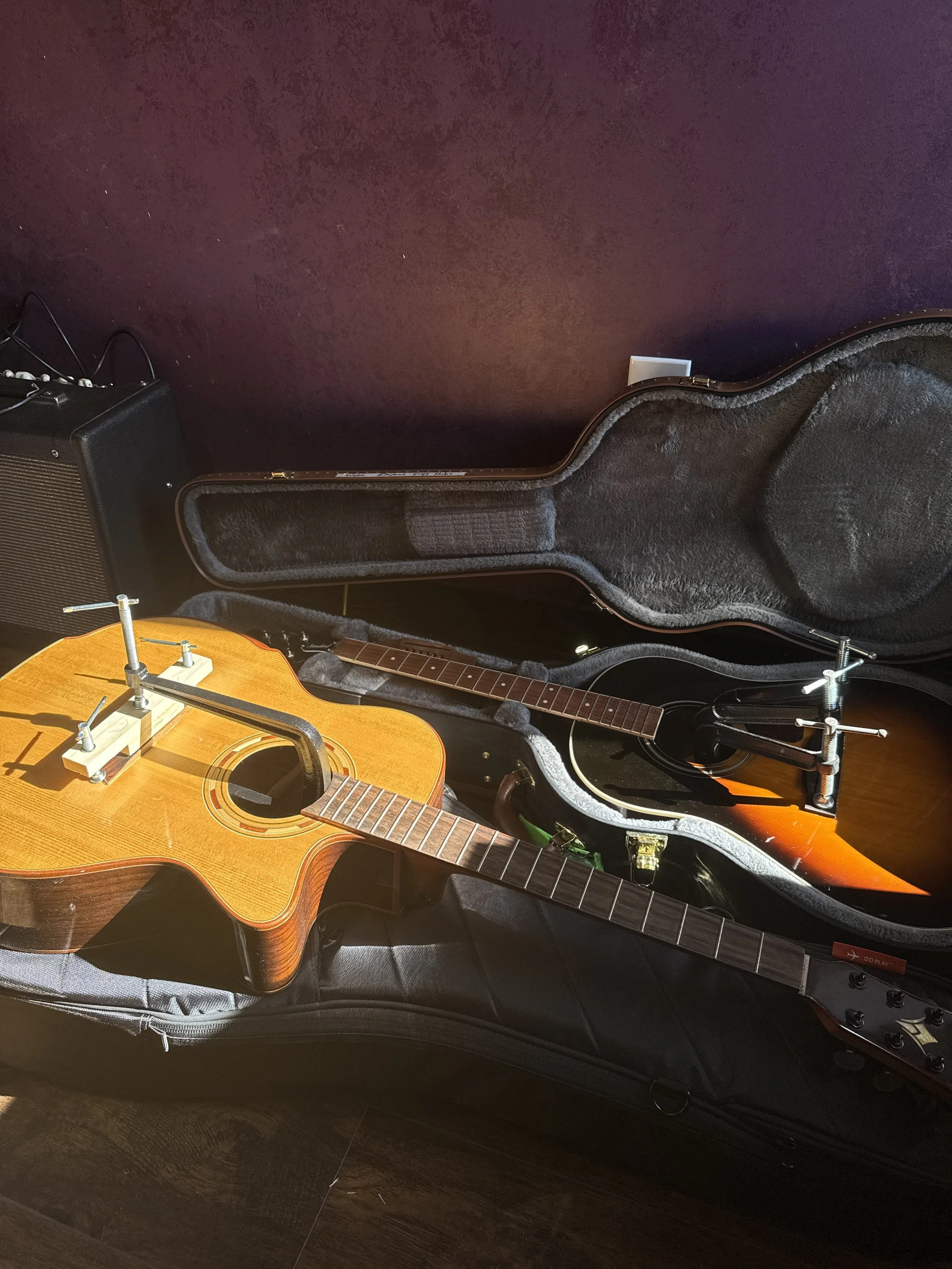 Washburn Acoustic (Bridge Re-glue)