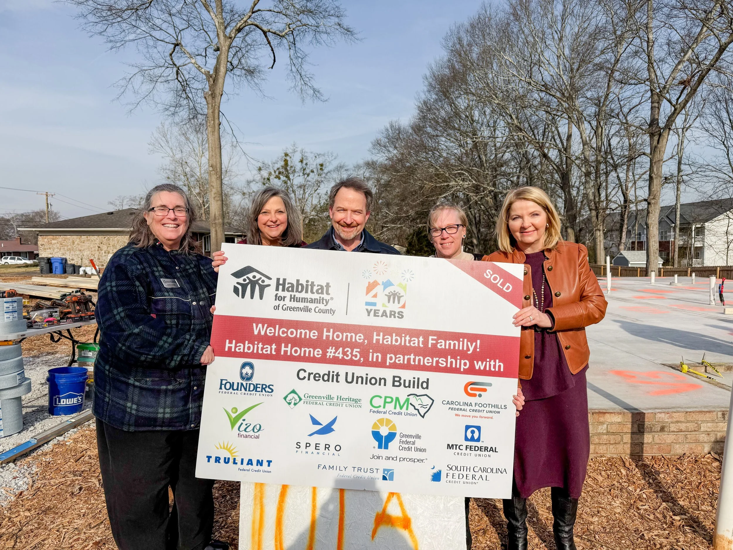 Greenville Heritage FCU Supports 2026 Credit Union Build with Habitat for Humanity