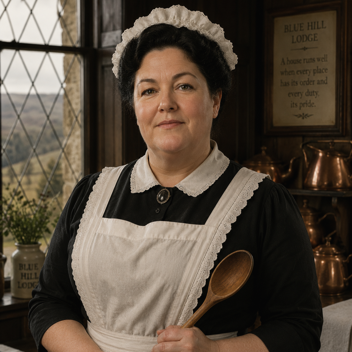 Bessie runs Skyland Lodge with a firm hand and a wooden spoon — and sees through every pretension that walks through her kitchen door.