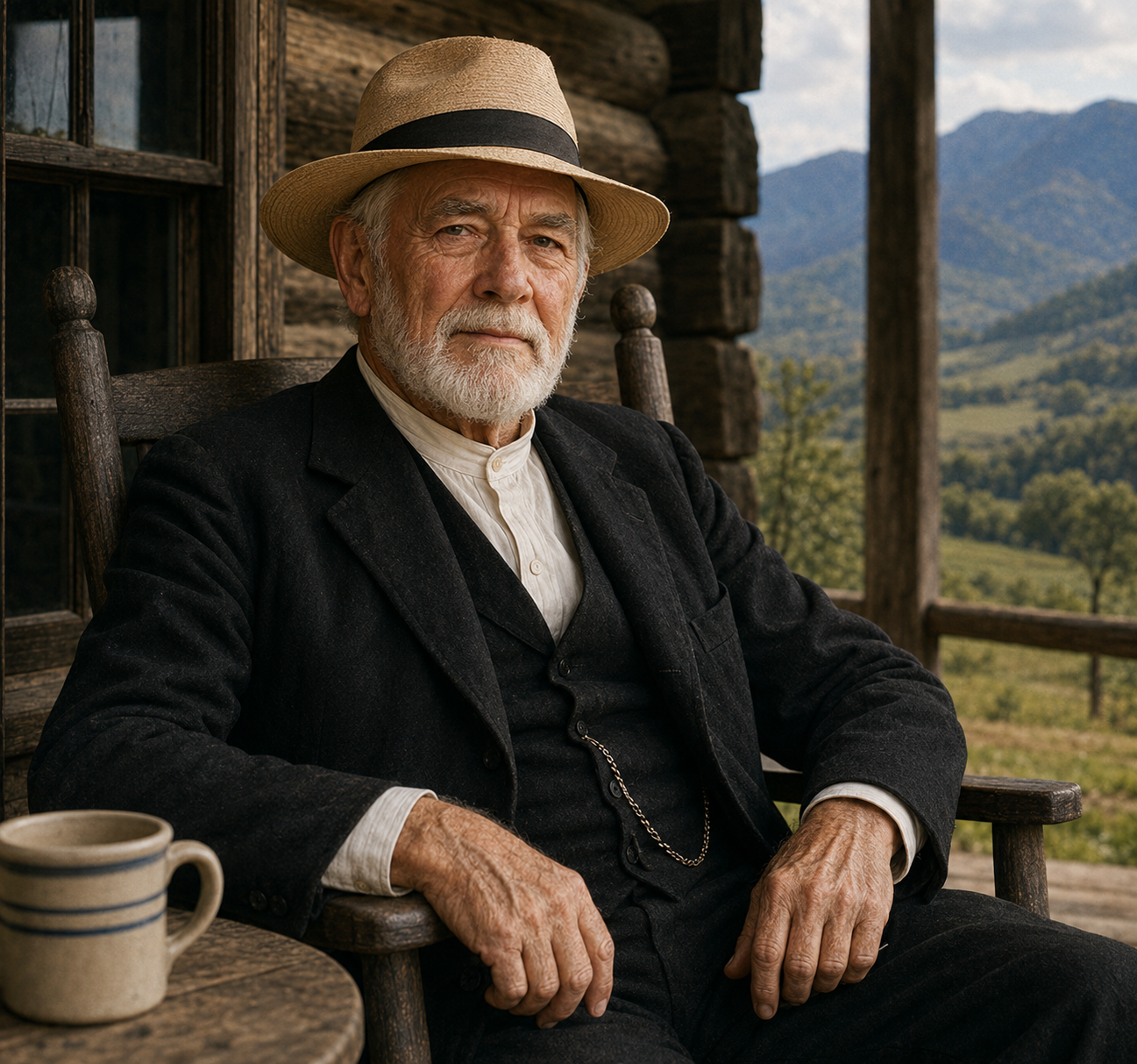 Pappy Fletcher — the land made him and the men who came to take it from him needed handcuffs to make their argument.
