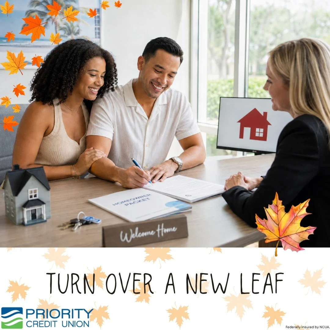 Ready to turn over a new leaf with your home financing? 🍁🏠 Whether you&rsquo;re ready to buy, refinance, or move into your next home, our partnership with AmeriCU Mortgage gives Priority Credit Union members access to a variety of mortgage solution