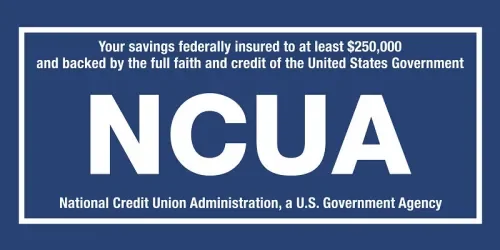 Click the NCUA logo to learn how your money is safe