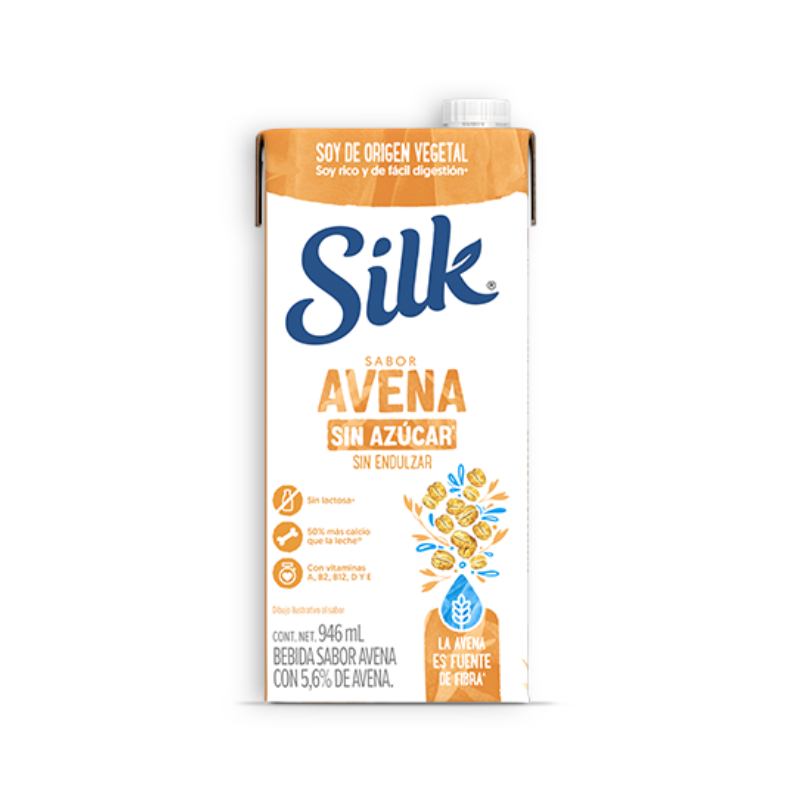 SILK AVENA SIN AZUCAR (6x946ML)