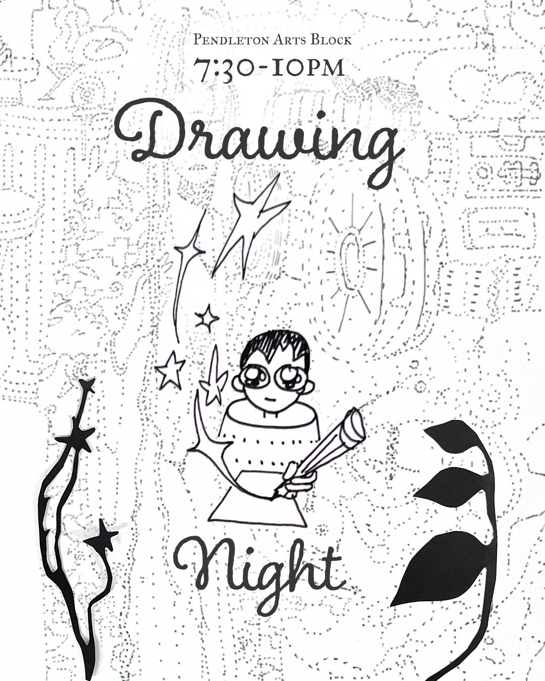 Thursdays! Paper and basic drawing supplies provided!