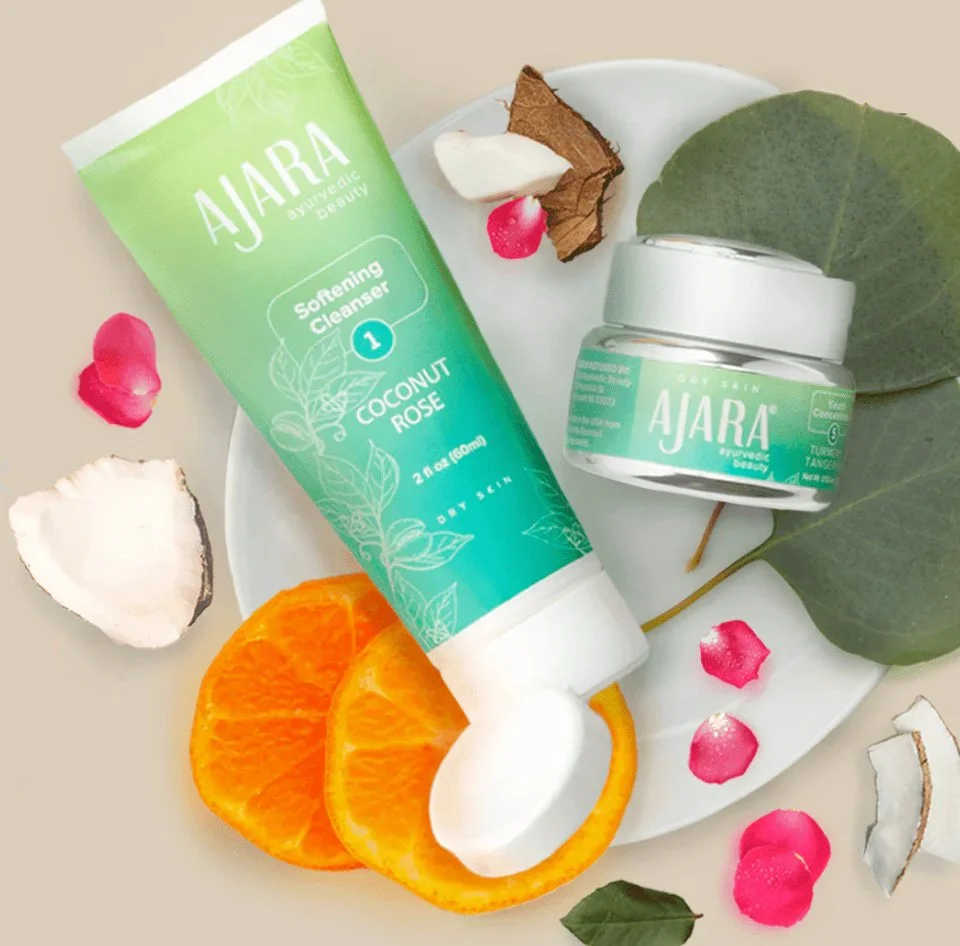 AJARA beauty coconut cleanser package design.jpg