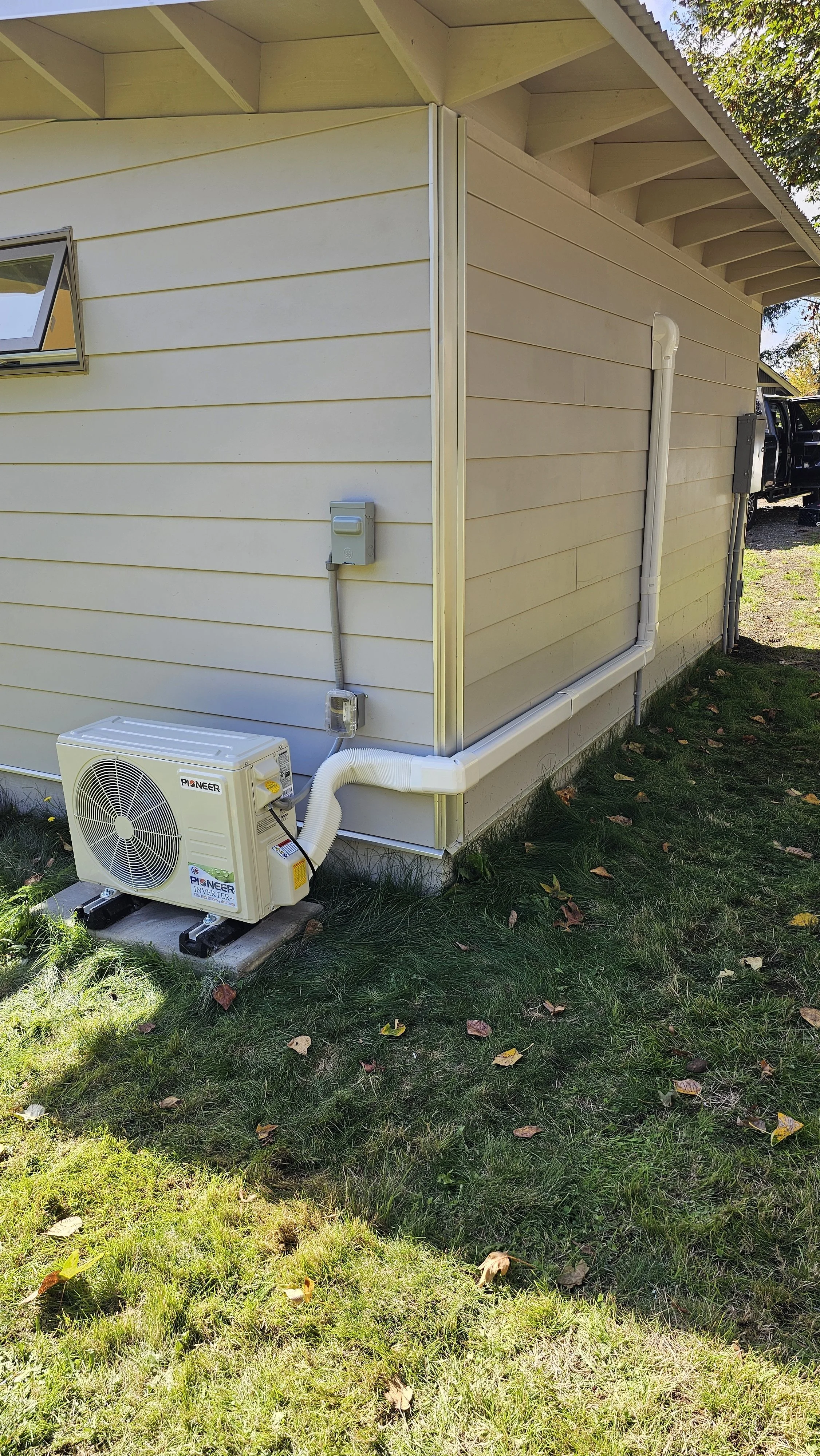 STUDIO SHED 2 mini-split install completed