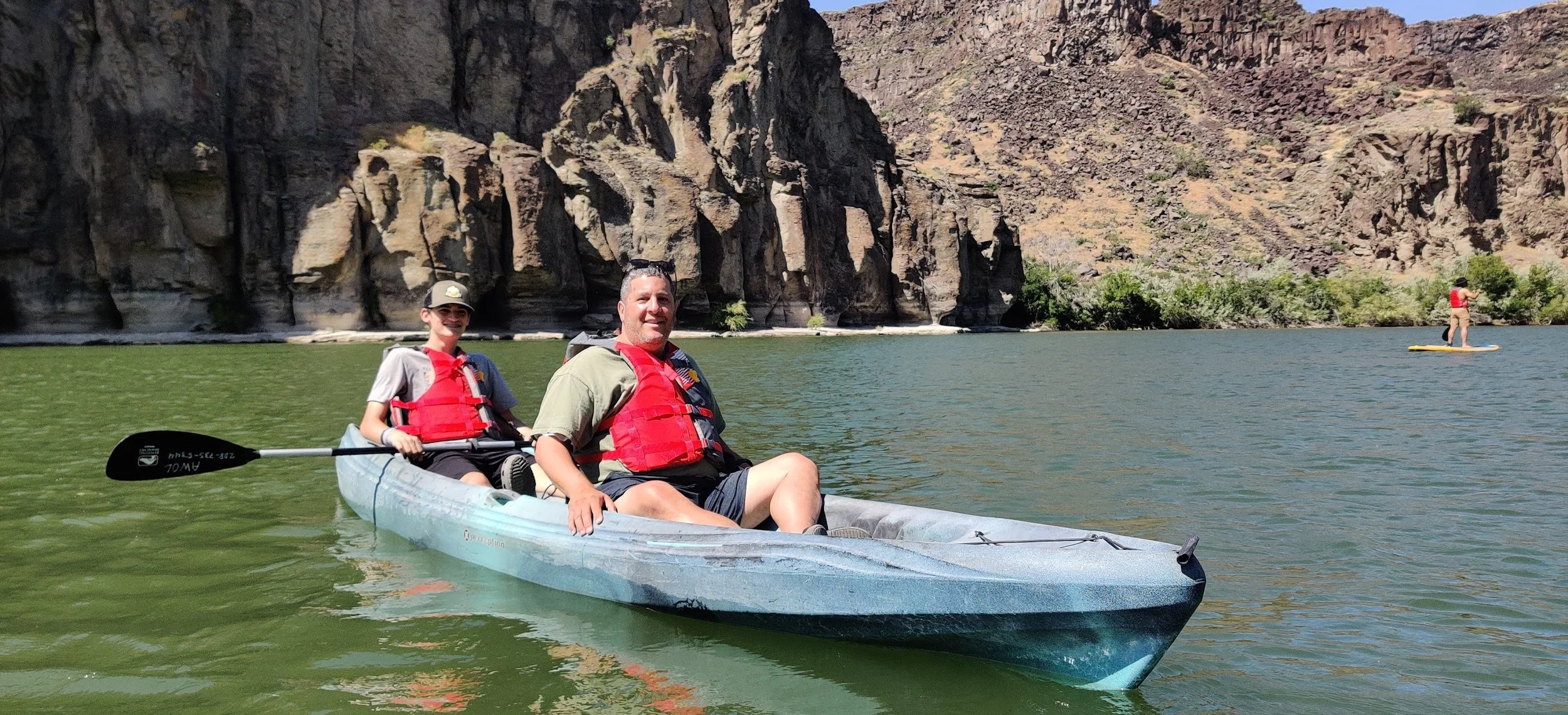 Wayne kayaking
