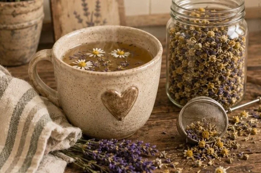 Sleepy Herbal Tea Blend for a Cozy Evening Routine
