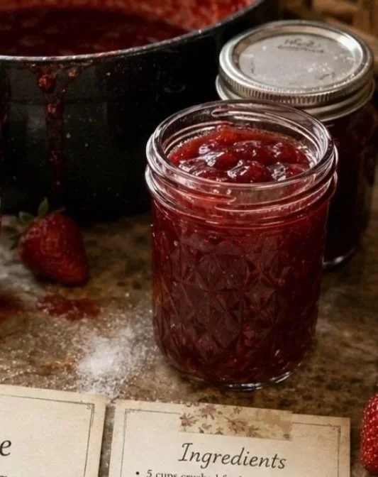 Homemade Strawberry Jam for Berry Season
