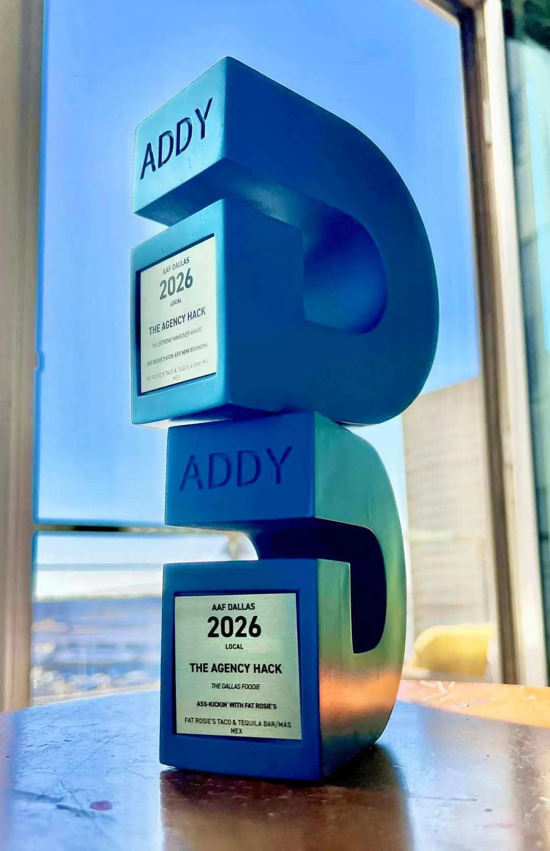 HACK wins three ADDYs from AAF Dallas