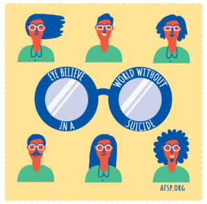 AFSP World Without Suicide Lens Cleaning Cloth