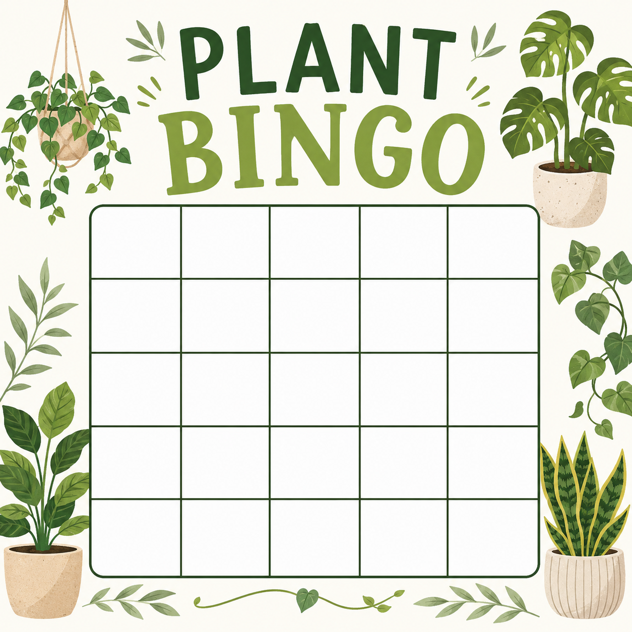 Plant Bingo