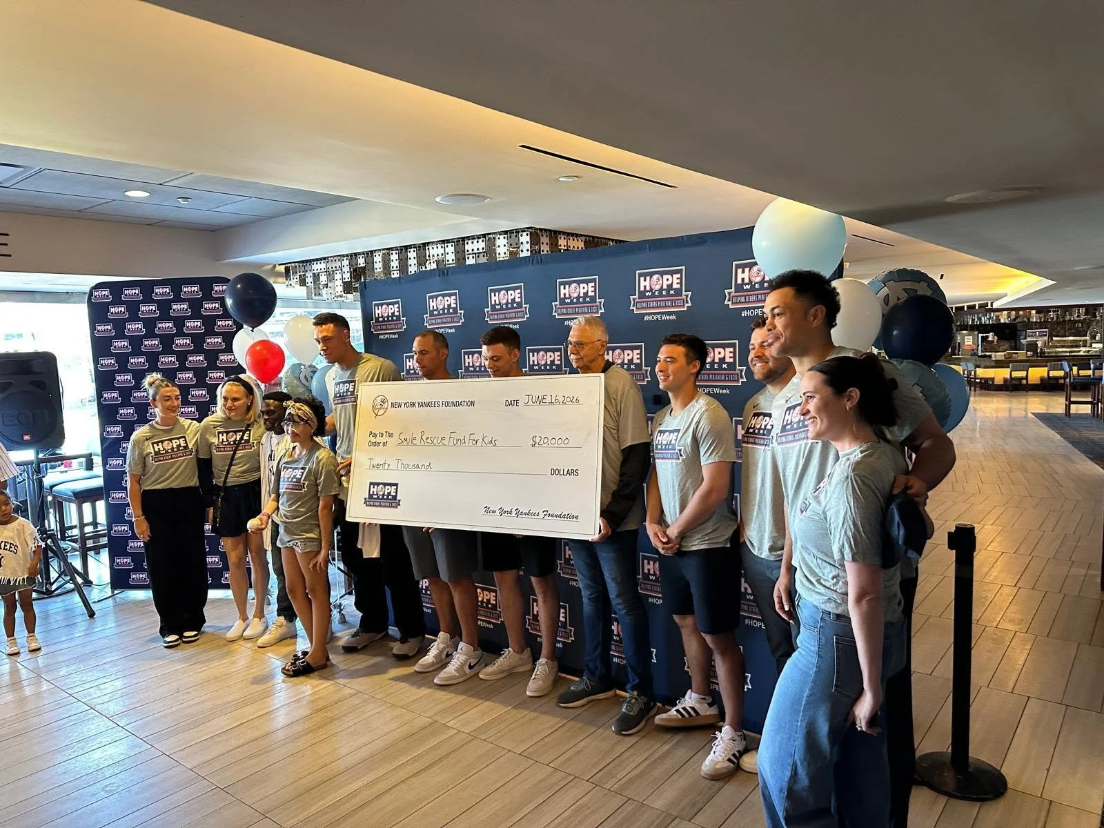 Thank you, New York Yankees Foundation!