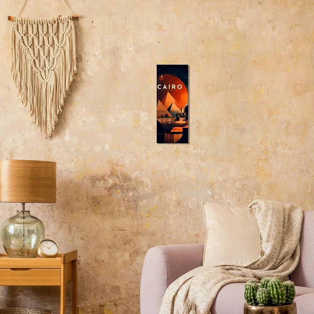 Cairo - The City of a Thousand Minarets | Premium Semi-Glossy Paper Poster