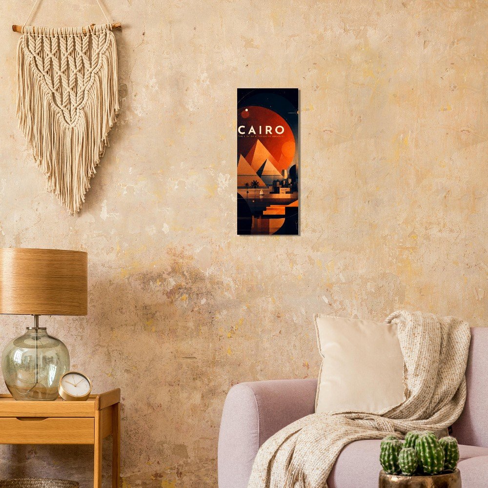 Cairo - The City of a Thousand Minarets | Premium Semi-Glossy Paper Poster