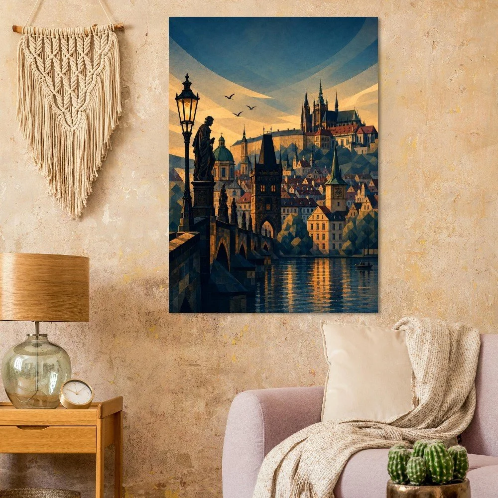 Praha - The City of a Hundred Spires | Premium Semi-Glossy Paper Poster