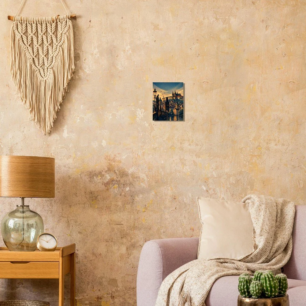 Praha - The City of a Hundred Spires | Premium Semi-Glossy Paper Poster