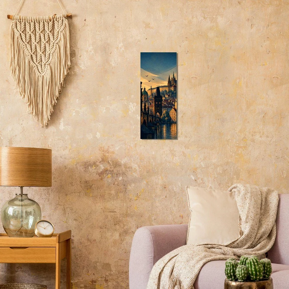 Praha - The City of a Hundred Spires | Premium Semi-Glossy Paper Poster